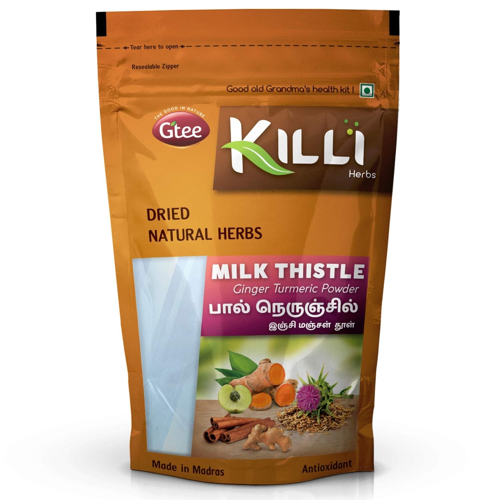 KILLI Melkdistel Gember Kurkuma Amla Poeder, 100g