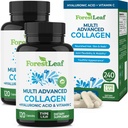ForestLeaf Multi Collageen Pillen met Hyaluronzuur + Vitamine C 