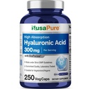 NusaPure Hyaluronzuur 300mg 250 Veggie Capsules (Non-GMO, Vegan)
