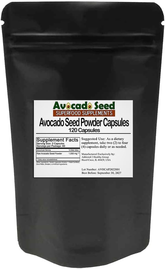 Avocado Seed Capsules - 120 Tel.