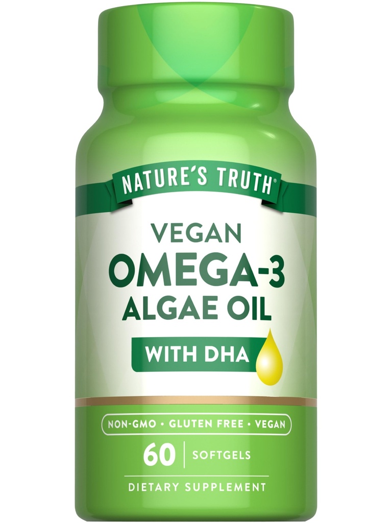 De waarheid van de natuur Veganist Omega 3 Softgels 60 Graaf 