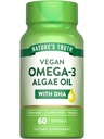 De waarheid van de natuur Veganist Omega 3 Softgels 60 Graaf 