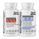 Jeugd & Tonic Dagelijkse watergewicht weg pillen en bloeddruk ondersteuning supplementen / natuurlijke diuretica voor waterretentie & BP capsules om een goede Circulatory Health / 60 CPS voor vrouwen en mannen te behouden