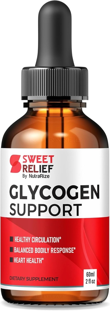 NutraRize Sweet Relief Glycogen & Joint Support Drops, Sweet Relief Detox Ondersteuning Reinigen Vernieuwen, Sweet Relief Haar Prostaat en Lichaamsgezondheid voor Schimmel Geavanceerde Ondersteuning Formule (30 Servingen)