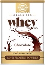 Solgar Whey To Go Protéines Poudre, Chocolat, 42 oz - Isolé et concentré - Mélanges Facilement pour un goût doux - Sans gluten - 20g de protéines par portion