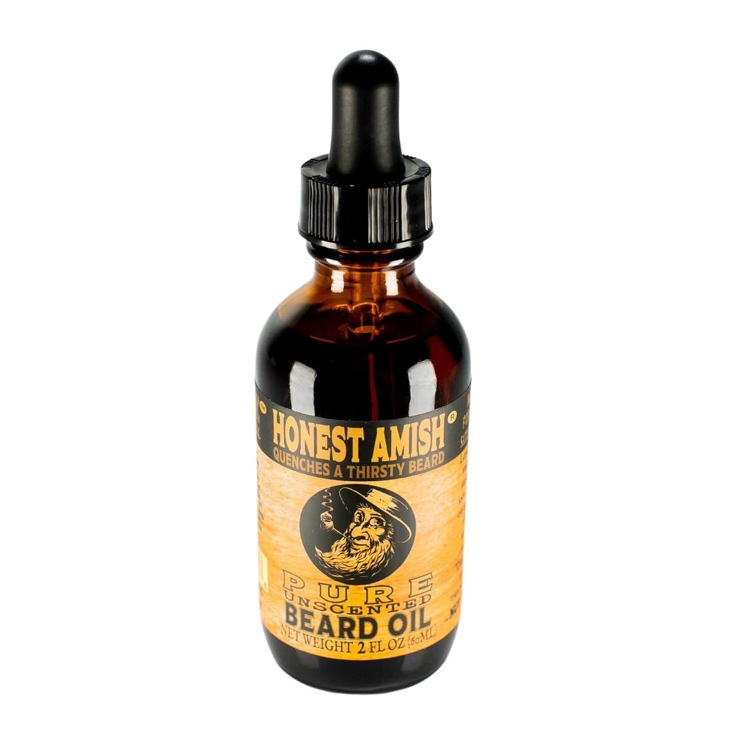 Eerlijke Amish - Pure Baardolie - 2 Ounce - Geurvrij
