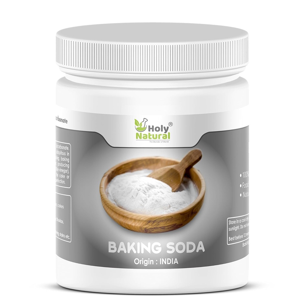 Ho.ly Na.tu.ral Bakken Soda 250 gm Eten Graad natrium bi-wafels voor koken, bakken en schoonmaken