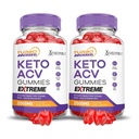 Justified Laboratories (2 Pack Turbo Ripped Keto ACV Gummies Extreme 2000MG Turbo Ripped Keto Gummies Apple Cider Vinegar Geformuleerd met Granaatappel Beet Juice Powder B12 Vegan Non GMO 120 Gummys