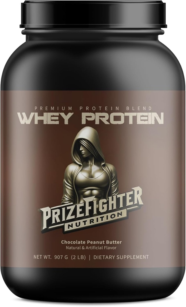 Best Whey Protein (2 lb) Beurre d'arachide au chocolat Whey. avec enzymes digestives pour l'absorption. 25g Protéines aide à la construction et à la récupération des muscles. Fabriqué aux États-Unis