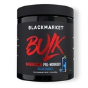 BLACKMARKET Bulk pre workout - Preworkout Energie Drank voor mannen 30 Serves - Pre-Workout Drink Powder with Createine (Blue Razz)
