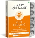Gelukkige Culturen Gut Feeling Digestie Supplement Unieke Blend van Probiotica voor Dagelijkse Digestieve Gezondheid B-Vitaminen Gut Health Supplement voor Bloating, IBS, Digestie Klinisch Getest - 30 Veg Capsules