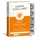 Gelukkige Culturen Gut Feeling Digestie Supplement Unieke Blend van Probiotica voor Dagelijkse Digestieve Gezondheid B-Vitaminen Gut Health Supplement voor Bloating, IBS, Digestie Klinisch Getest - 30 Veg Capsules