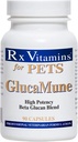 Rx Vitaminen GlucoMune - Hond & Cat Immune Support Supplement met Beta Glucan - Dagelijkse vitamines voor binnenkatten - Hulp bij Feline & Canine Wound Care, Gut Health - 90ct