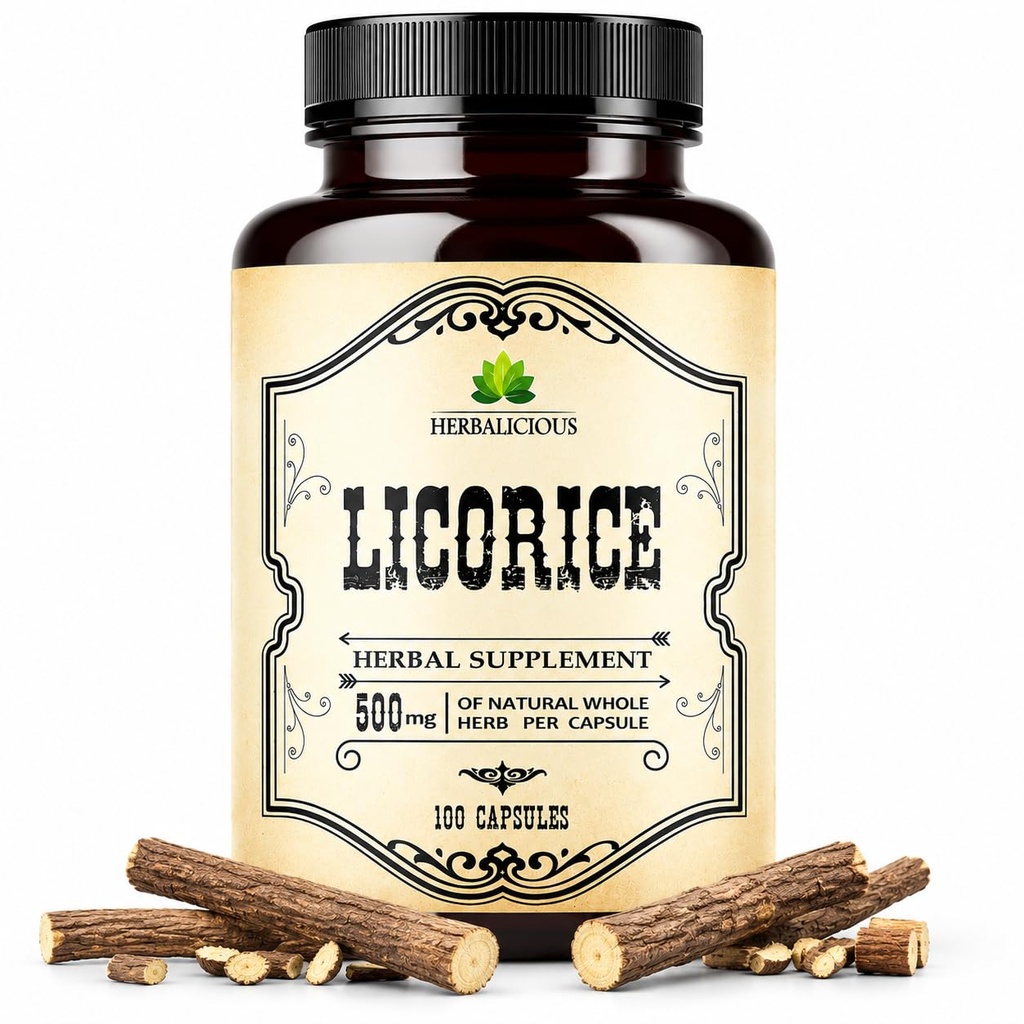 Licorice Root 100 Capsules 