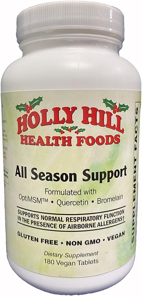 Holly Hill Health Foods All Season Support (voormalig Aller-7), 180 Vegan tabletten