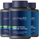 ProHealth Turmeric Curcumin Supplement: 285 Times More Bio available - Ontwikkeld door Neurowetenschappers. 1000 mg geconcentreerd Longvida Curcumine Extract per portie (60 X 500 mg capsules per fles) (3 verpakkingen)