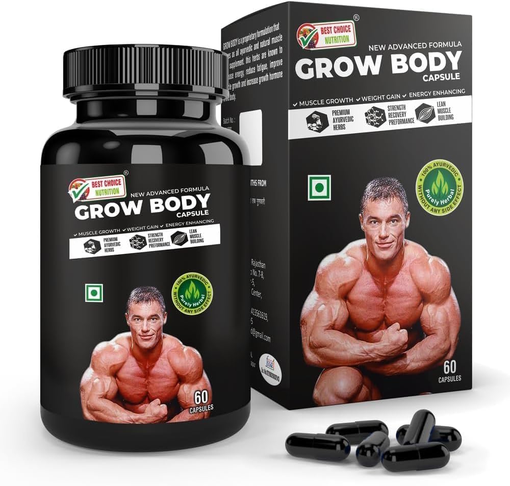 Generic Grow Body (60 capsules) New Advanced Formula & 100% Kruiden zonder bijwerkingen - door apotheekleven