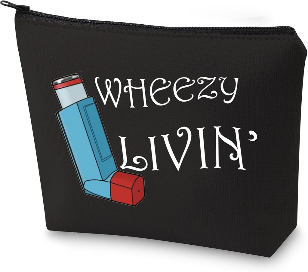 G2TUP Astma Inhalator Cadeau Astma Inhalator Medicine Bag Wheezy Livin