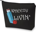 G2TUP Astma Inhalator Cadeau Astma Inhalator Medicine Bag Wheezy Livin