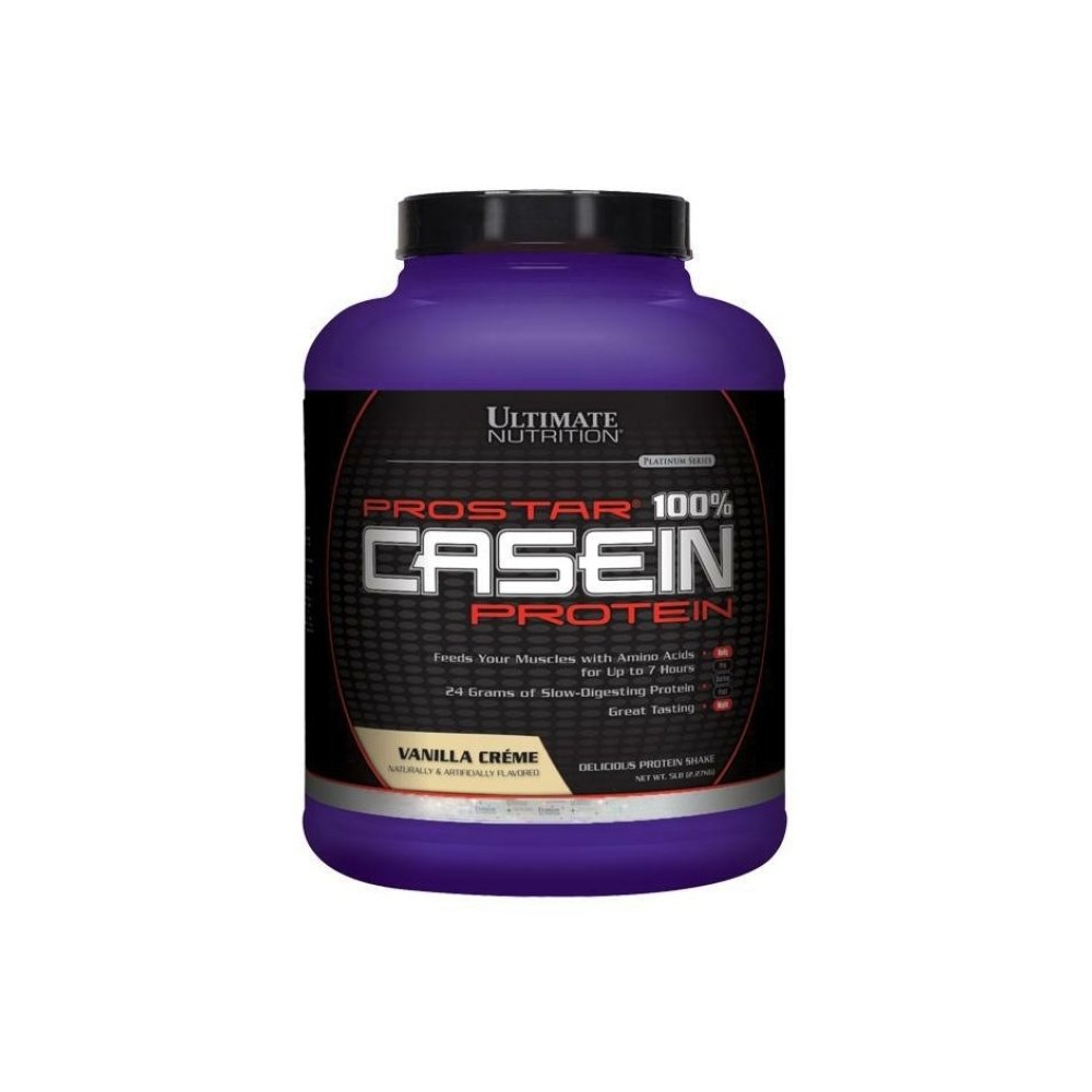 Nutrition Ultimate Prostar Micellar Casein Protéines en poudre 24 grammes de protéines, 9,9 grammes de SAEA et 4,6 grammes de BCAAS-69 portions, Vanilla en poudre, 5 livres