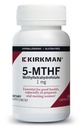 Kirkman 5-MTHF - Hypoallergeen - 120 Vegetarische Capsules - foliumzuur Essentieel voor een goede gezondheid