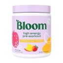 Bloom Nutrition High Energy Pre workout met Beta Alanine, Ginseng en L Tyrosine voor Amino Energie, Natuurlijke Cafeïnepoeder van Green Tea Extract, Keto, Suikervrije Drink Mix, Aardbei Mango
