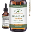 Native Remedies Kiddie Florish - All Natural Herbal Supplement Promoot een gezonde eetlust in Picky Eaters - 59 ml