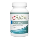 Wellnessbronnen I3C + DIM voor gezond oestrogeen Metabolisme, ontgifting (60 capsules) - 300mg I3C + 100mg DIM - Veganistisch, Glutenvrij