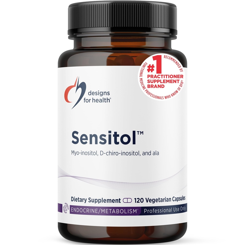 Conceptions pour Inositol santé + Capsules ALA - Sensitol Myo-inositol (MI) + D-Chiro Inositol (DCI) avec acide alpha lipoïque - Vegan, Supplément non OGM (120 Capsules)