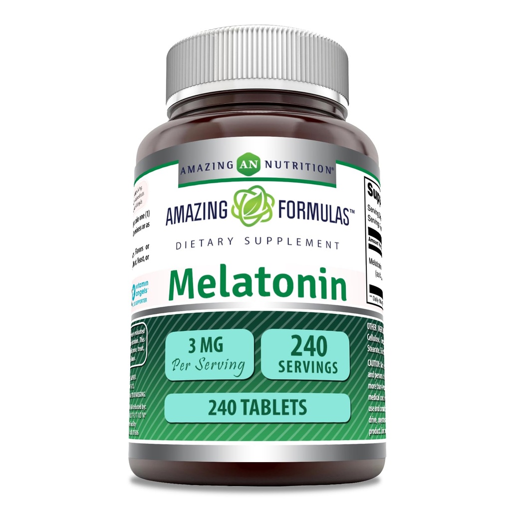 Verbazingwekkende Formules Melatonine Supplement 