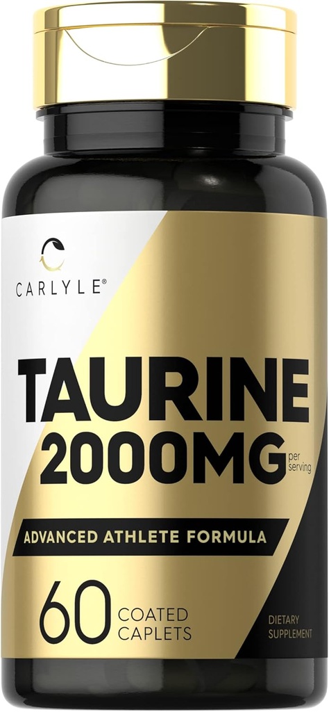 Carlyle Taurine 2000mg 60 Caplets 