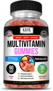Kaya Naturals Adult Multi Vitamin Gummy, Biotin, Vitamin A, C & E, inclusief Zink &Vitamin B-12, Folic Acid, Aardbei Smaak 