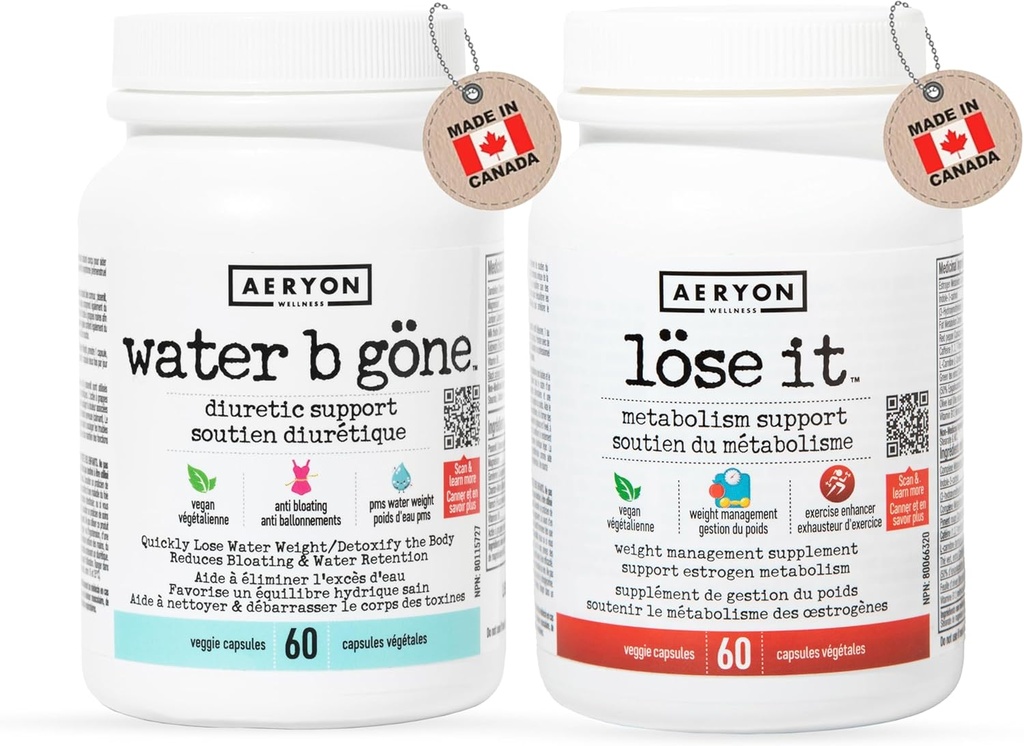 Water B Gone [20 Day Supply] & Lose It [30 Day Supply] - Value Pack 