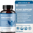 Calciumsupplement voor vrouwen en mannen - Calciumcitraat & Hydroxyapatiet + vitamine D3 K2 Magnesium Zink & Meer voor volledige botgezondheid, 180 tabletten