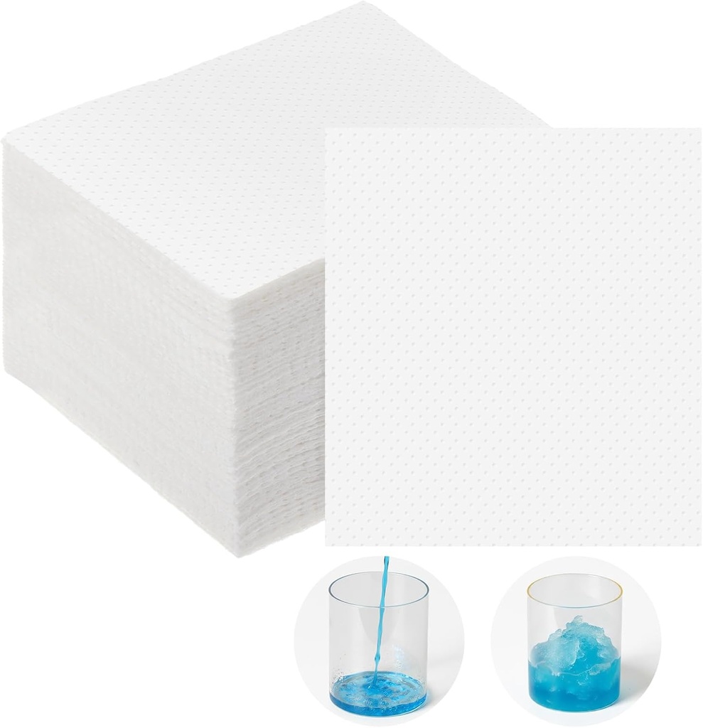 100 Stuks braaksel Absorberende pad wegwerpbare kruit papier Bulk voor braken zakken zet braaksel in Gel Zwangerschap Misselijkheid Morgen ziekte beweging Auto Taxi vliegtuig reizen, kan houden 18,6 Oz/ 550 ml