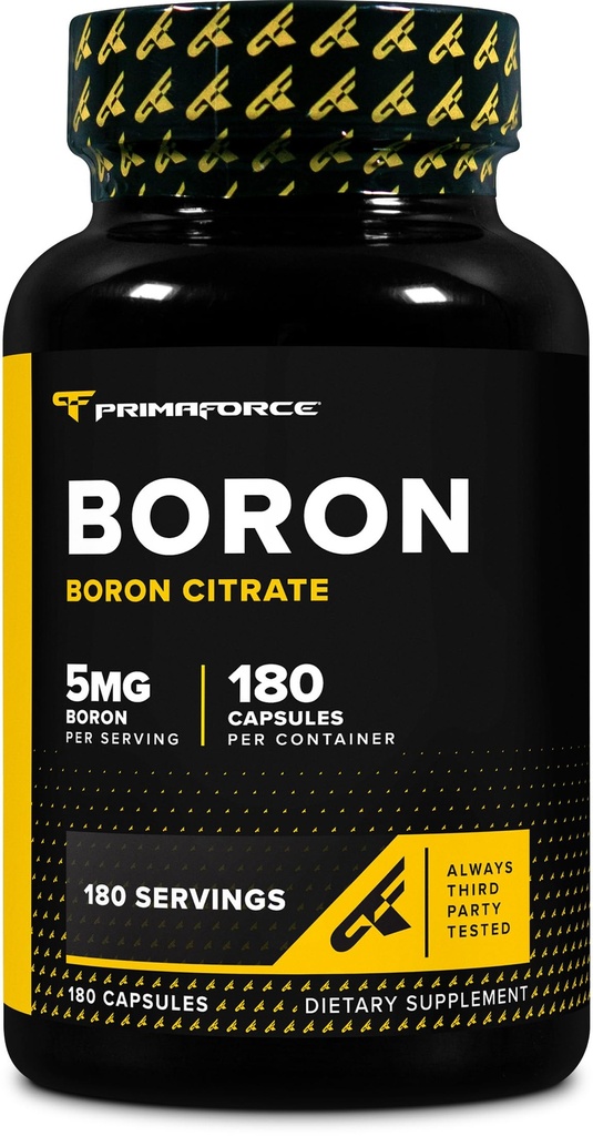 PrimaForce Boron Capsules 5mg, 180 Vegetarische Capsules