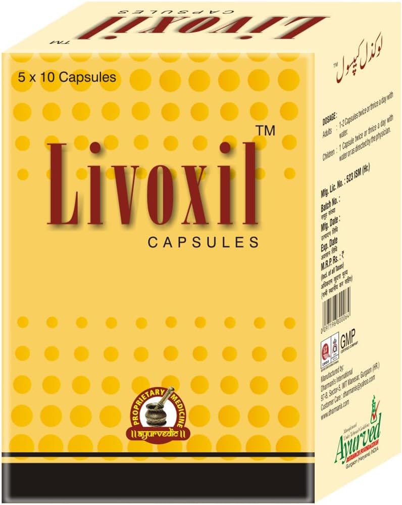 Livoxil Lever Reiniging Detox & Reparatie Vet Lever Formule - Natuurlijke Lever Gezondheid Ondersteuning Supplement - 200 Capsules