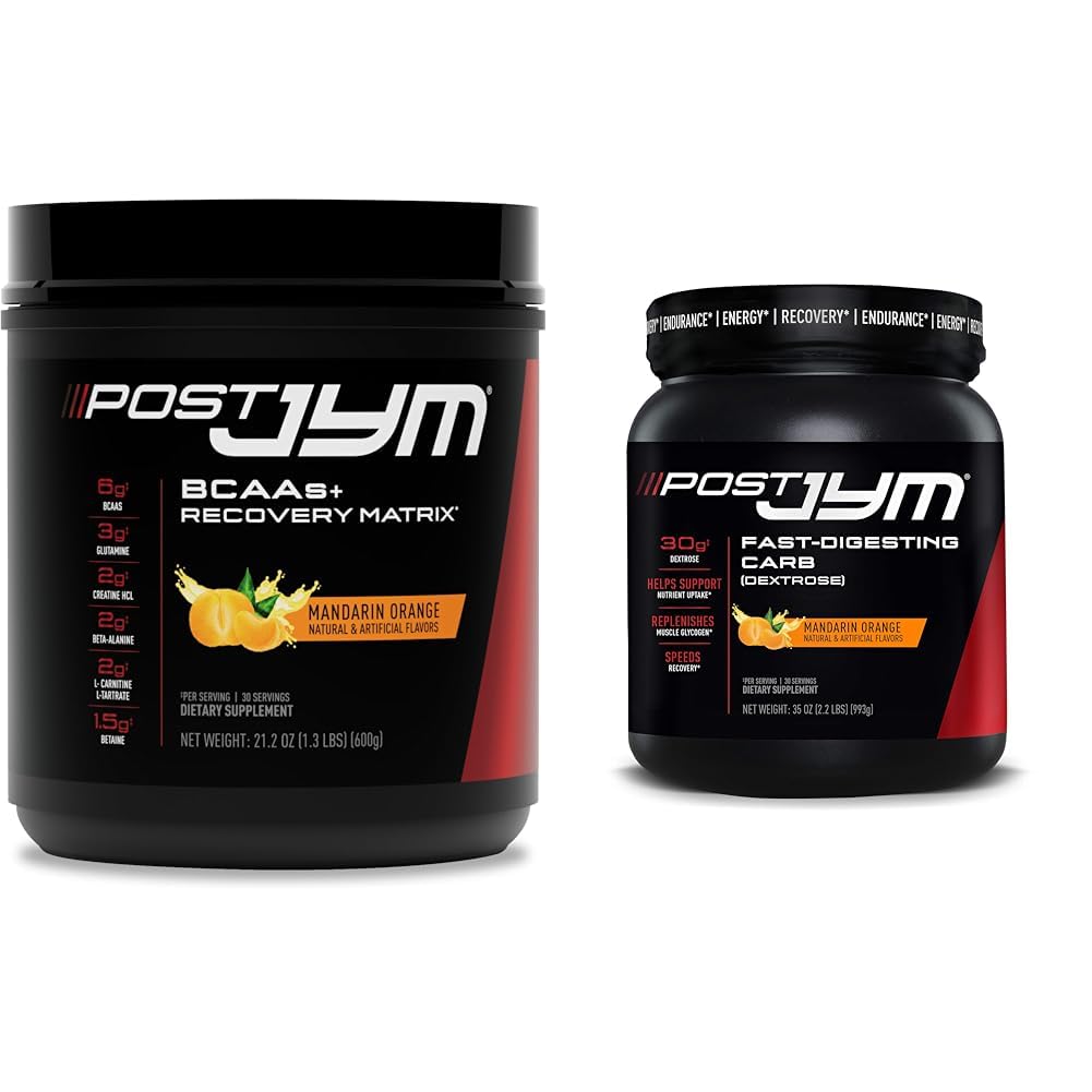 Après JYM Matrix actif après l'entraînement BCAAs, Glutamine, Creatine HCL & Dextrose Carbes pour la croissance musculaire, la force et la récupération, 30 portions
