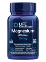 Levensverlenging Magnesium citraat 100 mg Vegetarische Capsules, Blauw, 100 Tellen