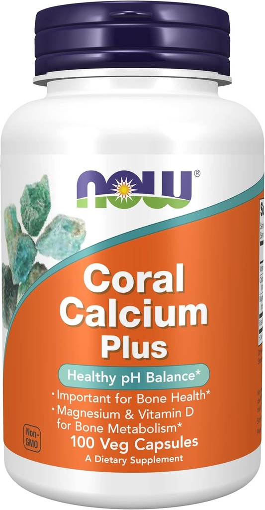 Nu Foods Coral Calcium plus Magnesium, 100 veggie caps (verpakking van 2)