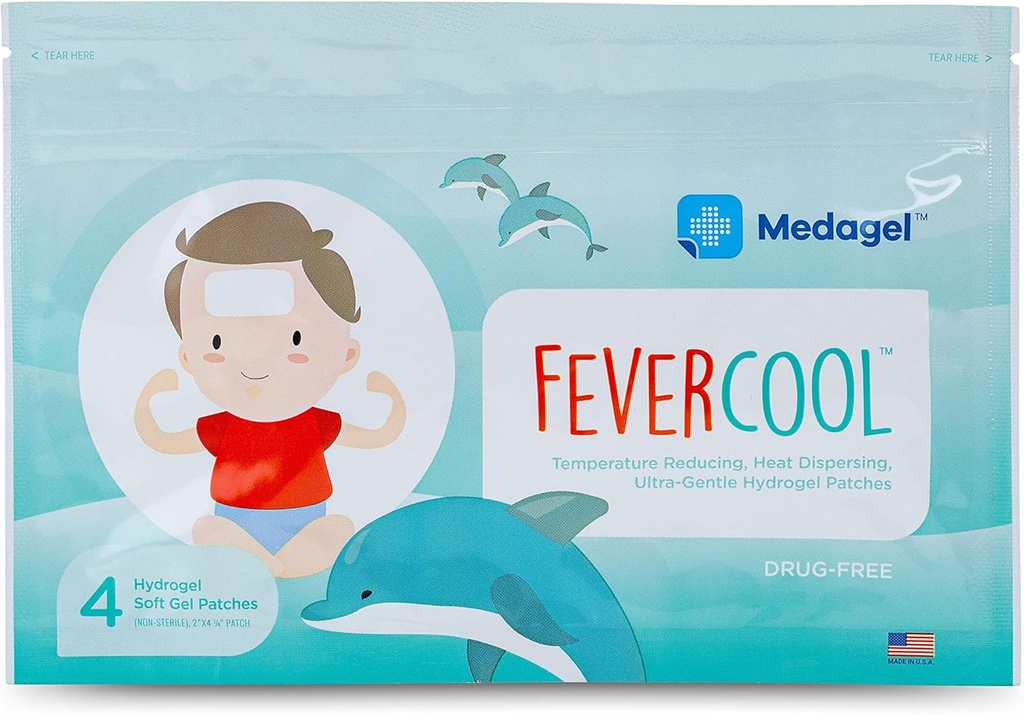 KoortsCool Patches - Cooling Patches for Fever, Migraine & Heather Relief 