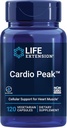 Life Extension Cardio Peak - Hawthorn Extract (Lijn, Bloem, Stem) Supplement met Arjuna Extract voor hartgezondheidsondersteuning - Tweemaal daags - Glutenvrij, Niet-GMO, Vegetarisch - 120 Capsules