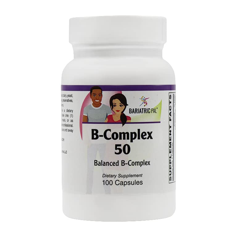 BariatricPal Sustained Release B-Complex 50 Vegetarische Capsules (100 telling)