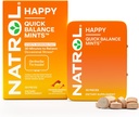 Natrol Quick Balance Happy Mints, Occasional Stress Relief Supplement, 30 Mints, 15 dagen levering