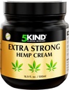 Crème de chanvre 5kind extra forte 16,9 fl oz- Force maximale - Relief apaisant naturel - Rubule musculaire pour le bas du dos, les articulations, le cou, les genoux et les épaules - Crème de chanvre de résistance maximale