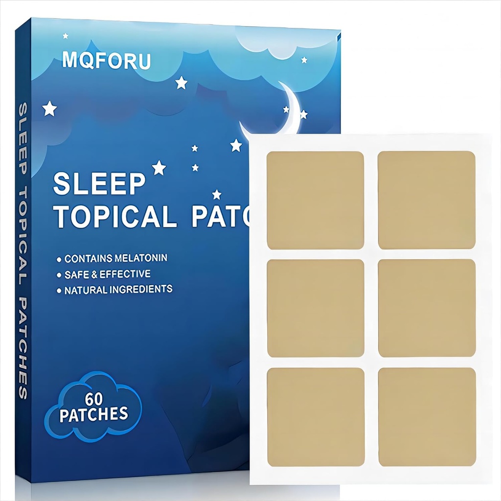 60 Patchs Patchs de sommeil pour adultes - Extrait de plante pur Patch de sommeil - Aides au sommeil sans effets secondaires - Profitez d'un sommeil profond, éliminez les matins groggy
