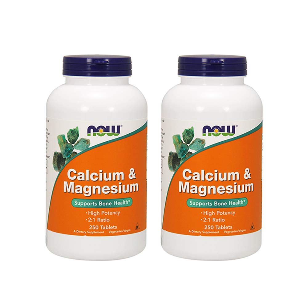 Nu Foods Calcium & Magnesium, 250 tabletten (verpakking van 2)
