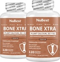 NuBest Bone Xtra Plant-Based Bone Strength Formula met Calcium, Magnesium uit Marine Algen, Fosfor, Vitamine C, K2, D3 