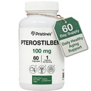 PRISTINE'S Pterostilbene 100mg Antiverouderingssupplement Capsules - 60 Day Supply - Long Health & Mental Clarity Antioxidant - High Bio availability Vegan Non GMO