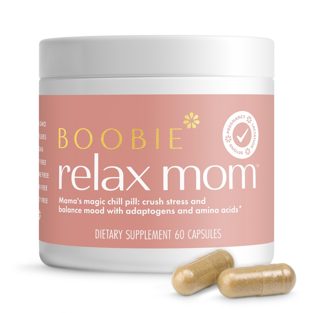 Boobie Relax Mam, Postpartum Stress Support Supplement 